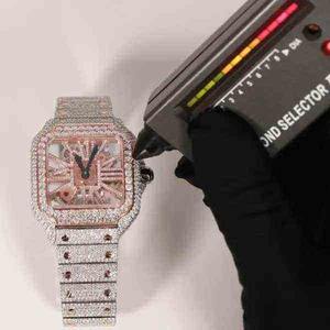 Reloj de Lujo Hiphop con Diamantes VVS y Moissanita, Automático, Mecánico, Estilo Bussdown, para Hombre - Product Image 3