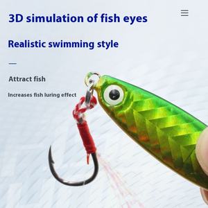 <span class=keywords><strong>IMA</strong></span> pluma gancho cebo 7G 10g 15g láser mar agua dulce pesca señuelo bajo Placa de hierro Jigging señuelo para pesca de mar de agua dulce - Product Image 2
