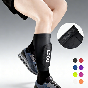 Espinilleras de Fútbol de Compresión EVA con Logotipo Personalizado, Correas Ajustables para Pantorrillas, Protectores de Piernas para Jugadores de Fútbol, Protección Infantil - Product Image 1