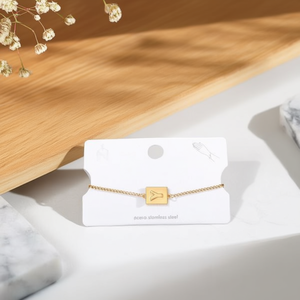 Bracciale in Acciaio Inossidabile con Ciondolo a Forma di Lettera Y 12x14cm, Gioiello di Moda - Product Image 2