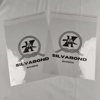 Cellophane adhésif transparent de qualité supérieure avec LOGO personnalisé plusieurs tailles paquet de t-shirt en plastique transparent fermeture à glissière pour l'expédition