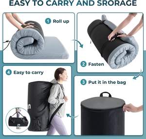 <span class=keywords><strong>Matelas</strong></span> de <span class=keywords><strong>camping</strong></span> en <span class=keywords><strong>mousse</strong></span>, <span class=keywords><strong>matelas</strong></span> de <span class=keywords><strong>camping</strong></span> imperméable, <span class=keywords><strong>matelas</strong></span> enroulable, tapis de couchage pour voiture pour adultes avec sac de voyage - Product Image 4