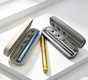 Stylo à peptides rechargeable V4, distributeur d'insuline quantitatif portable avec emballage en boîte, dispositif de dosage réutilisable en métal, flacon de 3 ml - Product Image 1