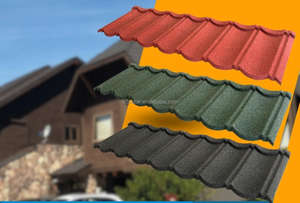 Tuiles enduites de métal en pierre de sécurité sismique facile à installer Feuille de toiture enduite de pierre colorée pour chambre - Product Image 4