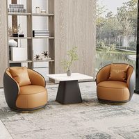 Verhandlungsstuhl-Set Luxuriöse Moderne Lounge-Garnitur Empfangstheke Verkaufsbüro Schönheitssalon Schaumstoffgepolsterte Stühle Wohnzimmer-Sofa