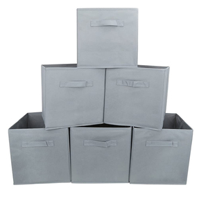 Hộp Đựng Đồ Bằng Vải Có Thể Gập Lại, Hộp Đựng Bằng Vải Không Dệt, Hình Khối - Product Image 6