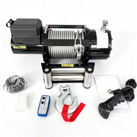Cabrestante Eléctrico de Alta Tensión 12V 24V al por Mayor de Fábrica para Rescate Todoterreno y Remolque, Soporte OEM, Cabrestante Eléctrico Personalizado