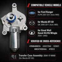 Moteur de transfert de boîte de vitesses 4760648001A en aluminium moulé pour Ford Ranger PJ PK, kit complet à montage direct, pièce d'origine (OEM)