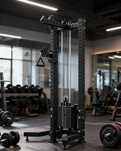 Nuovo Modello di Macchina Lat Pull a Doppia Puleggia Montata a Parete, Multifunzione con Selezione del Carico a Perni per Bodybuilding e Allenamento della Forza - Product Image 6