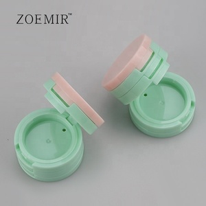 Multi colore Mini simpatico ombretto <span class=keywords><strong>Palette</strong></span> verde rosa rotondo Pan personalizzato arrossire custodia evidenziatore <span class=keywords><strong>Palette</strong></span> con specchio - Product Image 4