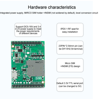 Nouveau module de dérivation de carte de développement sans fil A7670 LTE Cat 1 4G pour antenne pour modules et kits électroniques