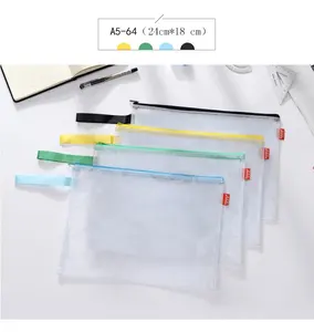 school supplies promotional multi size eco friendly transparent plastic pvc pencil case with stationery