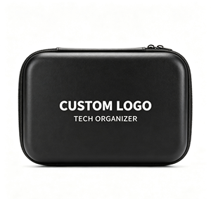 Pochette de rangement de voyage légère en EVA personnalisée pour adaptateur de batterie externe, souris, carte SD, organiseur électronique portable - Product Image 1