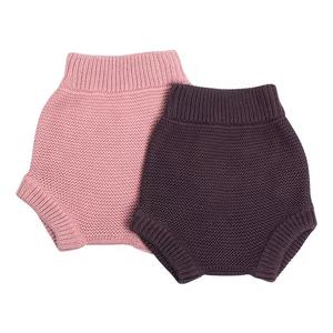 Pantalones cortos de ganchillo para glúteos, ropa informal Unisex para bebés, recién nacidos, niños y niñas, farol tejido de lana de Color sólido, algodón orgánico 100% - Product Image 6