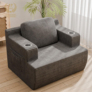 Sofá Individual Perezoso Extra Grande con Asiento Profundo para Interiores, Sofá Comprimido para Sala de Estar, Siesta y Decoración del Hogar - Product Image 1