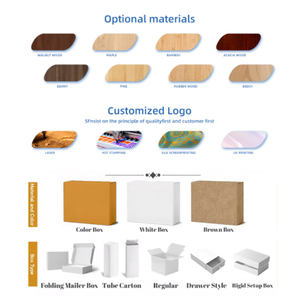 Caja de Joyería de Madera Maciza con Logotipo Grabado Personalizado, Almacenamiento Compacto y Portátil para Anillos, Pendientes, Collares y <span class=keywords><strong>Gemelos</strong></span> - Product Image 6