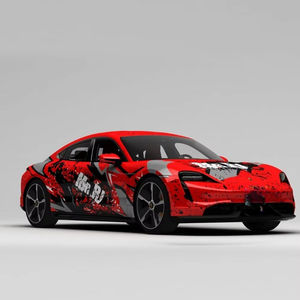 Film de protection de carrosserie NIKO Custom Racing Design en PVC 6,5 mil, sans bulles d'air, installation facile, changement de couleur, résistant au sable et aux UV - Product Image 2