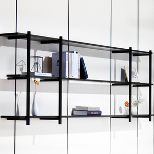 Modern Aluminum Open Wood Acrylic Mdf Book Shelf Display Shelf Wall Mounted Shelf - Product Image 1