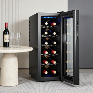 Vinoteca Eléctrica Independiente de Acero Inoxidable con Enfriador de Vino para Uso Doméstico y Hotelero - Product Image 4
