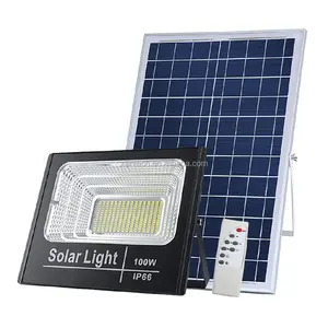 Ip67 güneş enerjili 40 300 Watt Abs 10W 50W 100W 300 W filipinler Bosca açık Led 100W güneş paneli ile projektör