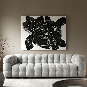 Sofá Chesterfield de Tela de Lana de Cordero, Inflable, Diseño Japonés, <span class=keywords><strong>para</strong></span> <span class=keywords><strong>Apartamentos</strong></span> Pequeños, Sala de Estar Moderna, Estilo Nórdico, Ligero y Lujoso - Product Image 1