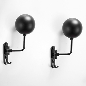 Giá Treo Mũ Bảo Hiểm Xe Máy Bằng Kim Loại Xoay 180 Độ Giá Treo Mũ Bảo Hiểm Gắn Tường Với 2 Móc - Product Image 1