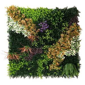 Effortlessly Cleanable Indoor Artificial Plant <b>Wall</b> <b>Panel</b> For Office Home Living Room Decor Supply - Product Image 6