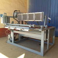 Mesin Pembuat Baki Telur Pulp Molding Berkualitas Tinggi dengan Pompa PLC Berpenggerak Motor Listrik 1000-1500 Pcs/jam 220V/380V
