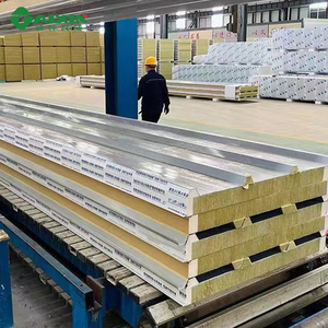 Panneau sandwich préfabriqué pour <span class=keywords><strong>toit</strong></span> et murs pour chambres froides avec isolation thermique Matériau en acier <span class=keywords><strong>Prix</strong></span> compétitif - Product Image 1