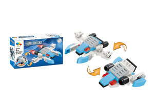 QIZHILE 12 in 1 space mecha collect, astronave o space ship building block,toys bricks plastic space ship creative building blo - Product Image 5