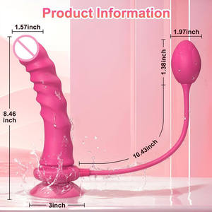 Vibratore Dildo per Punto G con Controllo Remoto a Lunga Distanza, Certificato CE, Giocattoli Sessuali per Lesbiche <span class=keywords><strong>e</strong></span> <span class=keywords><strong>Donne</strong></span> - Product Image 3