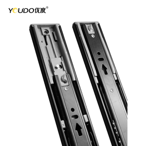 Youdo đồ nội thất 3-lần mở rộng đầy đủ phục hồi bóng mang trượt đẩy mở ngăn kéo trượt đường sắt cho tủ bếp tủ quần áo - Product Image 2