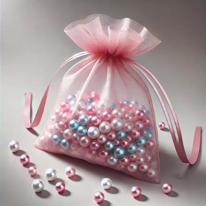 7*9cm <span class=keywords><strong>Organza</strong></span> sacchetto di cordone di caramelle gioielli in maglia regalo sacchetto di garza contenitore - Product Image 4