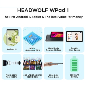 <span class=keywords><strong>2022</strong></span> Offre Spéciale Version mondiale Headwolf Wpad1 4g Lte 10.1 pouces 4 go + 128 go Octa Core Android 12 apprentissage tablette Pc portable - Product Image 3