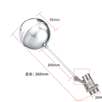 Vanne à flotteur à bille facile à installer Filetage BSP de 1 pouce OEM Personnalisable pour le contrôle automatique du niveau d'eau dans le réservoir