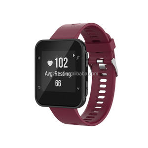 Correa de reloj de goma de silicona deportiva suave para <span class=keywords><strong>Garmin</strong></span> <span class=keywords><strong>Forerunner</strong></span> <span class=keywords><strong>35</strong></span>/30, duradera, cómoda, resistente al agua y ajustable - Product Image 4