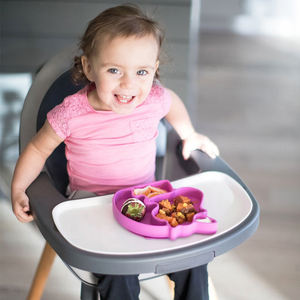 Napperon pour table en forme de <span class=keywords><strong>licorne</strong></span>, sans BPA, assiette d'alimentation pour bébés, avec séparation - Product Image 6