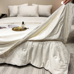 Light Luxury 55% Soybean Fiber <b>Quilt</b> Thickened Warm All Cotton Autumn Winter <b>Quilt</b> Core <b>Single</b> Cotton <b>Quilt</b> For Home Use - Product Image 1