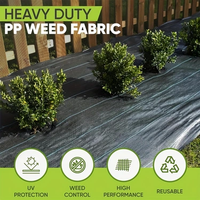 Filet de paillage carré noir de haute qualité pour l'agriculture, rouleau de tissu anti-mauvaises herbes pour jardin, couverture de sol