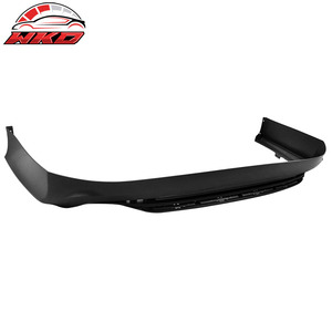 Compatible con Honda Accord Sedan 13-15, Estilo MD, Protector de Parachoques Trasero sin Pintar, Negro PP, Accesorio Exterior de Alta Calidad - Product Image 1