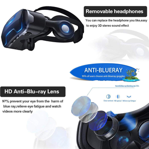 แว่นตา VR รุ่นขายดี ดีไซน์เท่ห์ ให้ประสบการณ์เสมือนจริง ดูหนัง 3 มิติ เล่นเกมยิงปืน 3 มิติ - Product Image 6
