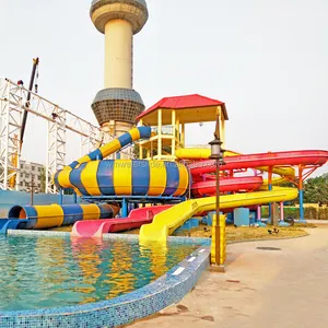 High Technology Combine Speed Water Slides For Site Plan Theme Park