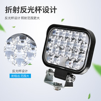 3/4/5 pouces LED Spot carré blanc lampe de travail feux de croisement et feux de croisement pour camion 4*4 ATV UTV SUV