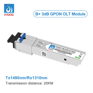 HSGQ ไฟเบอร์ FTTH SC 20km B + C +++ 3-9dB 1490T/1310R การประยุกต์ใช้โมดูล SFP ใน HW ZTE Cisco golt - Product Image 2