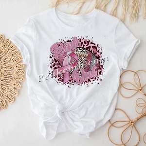 Prêt à expédier – Vinyle thermocollant rose pour vêtements, motif football, design personnalisé, impression directe sur <span class=keywords><strong>film</strong></span>, pour la lutte contre le cancer du sein - Product Image 3