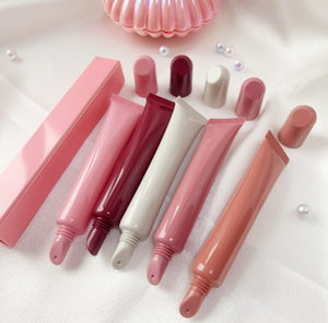 Sıcak satış plastik pembe dudak krem tüpü dudak parlatıcısı iyi fiyatlarla sıkılabilir tüp 10ml makyaj ambalajı - Product Image 2