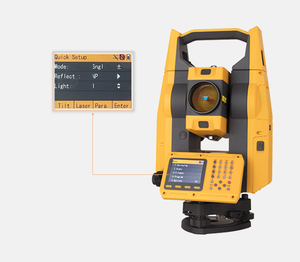 معدات مسح دقيقة، محطة توتال هاي تارجت HTS520 L10، دقة 0.5 مم، حماية IP65، تكبير 30x، نظام تشغيل أندرويد - Product Image 3