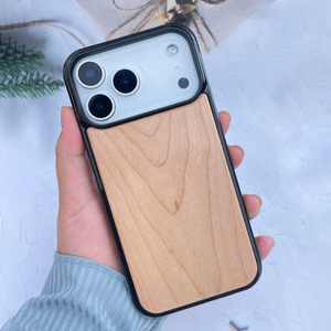 Thiên Nhiên Bằng Gỗ Trường Hợp Điện Thoại Gỗ Thật Trống Biểu Tượng Tùy Chỉnh Di Động Bìa Cho <span class=keywords><strong>Iphone</strong></span> 17 Pro Max 17 Không Khí 16 15 14 13 - Product Image 4