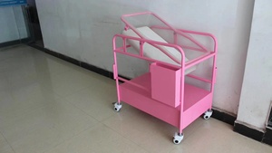 <span class=keywords><strong>Lit</strong></span> <span class=keywords><strong>d</strong></span>'hôpital pour nourrissons certifié CE GINEE MEDICAL, berceau confortable pour bébé avec barrière amovible pour utilisation en pédiatrie - Product Image 4