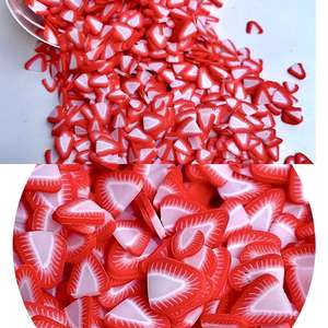 5mm argile <span class=keywords><strong>douce</strong></span> tranches de fruits 3D bijoux à bricoler soi-même faisant Nail Art résine décoration jouet remplissage - Product Image 5